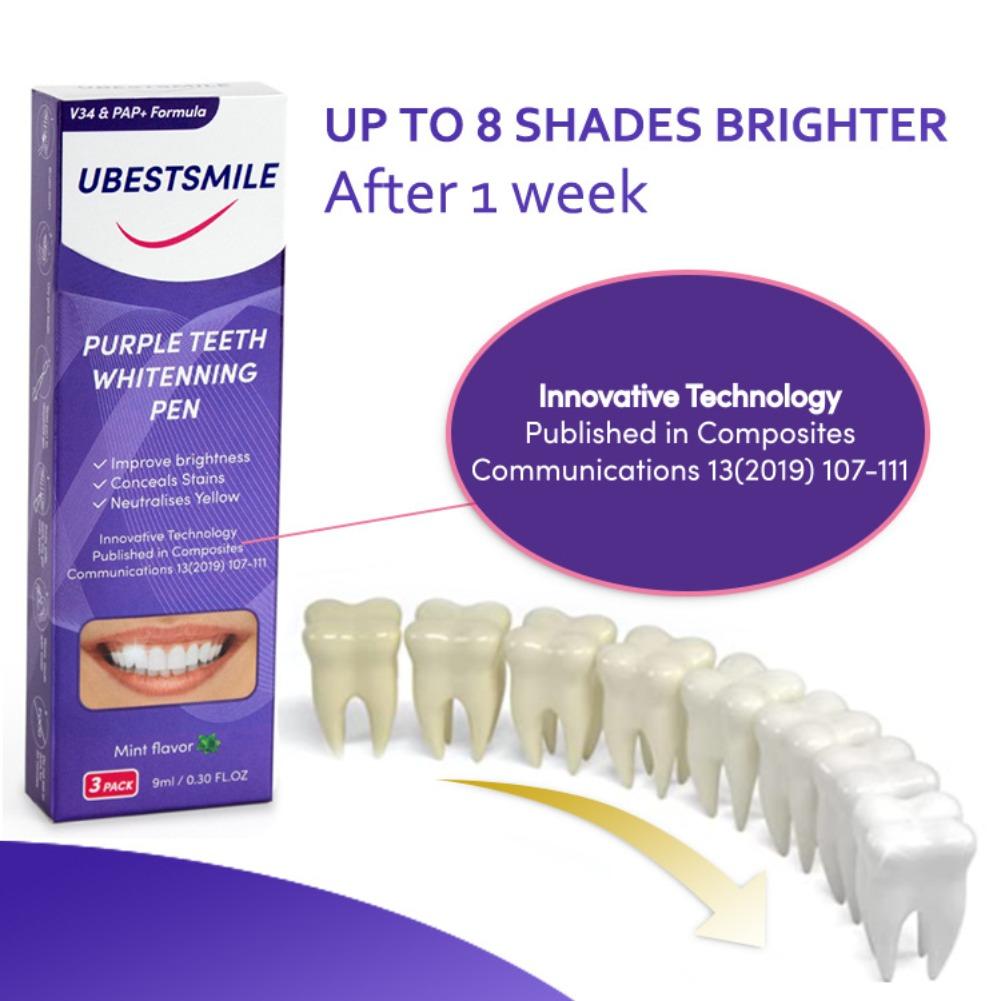 UBESTSMILE V34&PAP+ Formula Pe - Teeth Whitening Pens recensione e prezzo