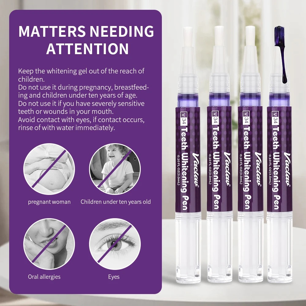 Vaclav V34 Penna Gel Sbiancant - Teeth Whitening Kit recensione e prezzo