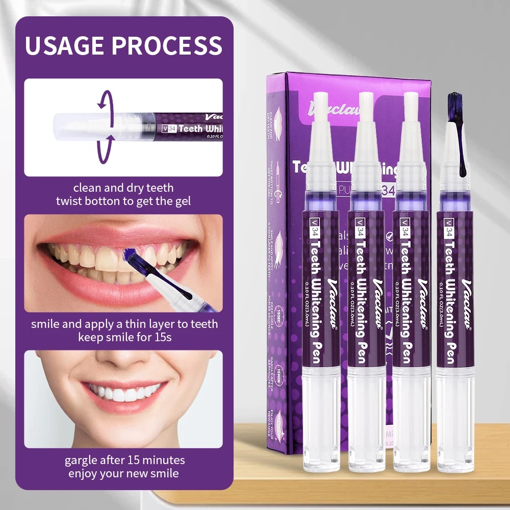 Vaclav V34 Penna Gel Sbiancant - Teeth Whitening Kit recensione e prezzo